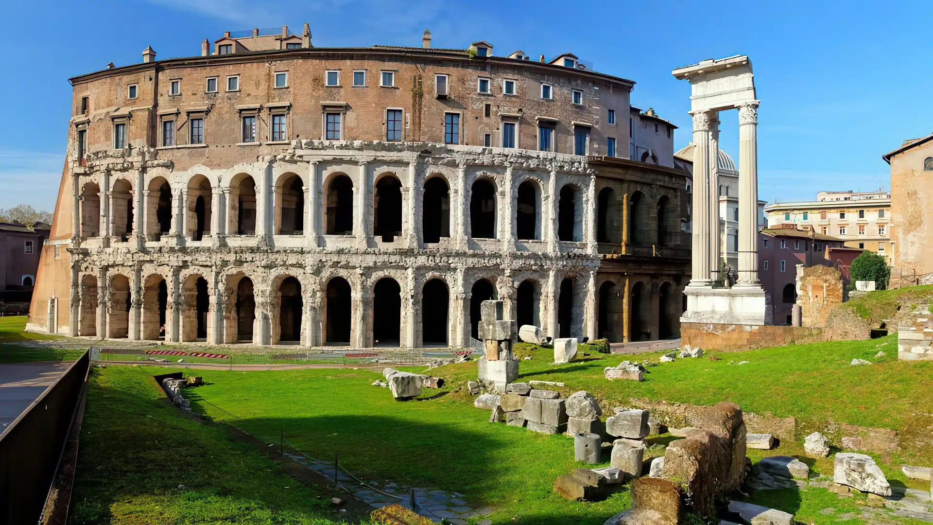 Caso studio Birdstop: Teatro di Marcello — Ambulacri e arcate, Roma